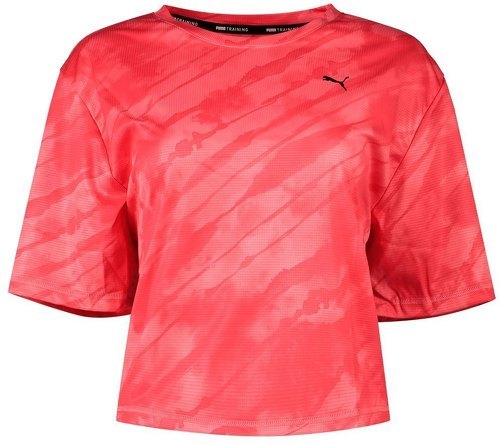 PUMA-Puma T-Shirt Favorite Aop Crop-0