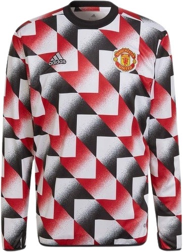 adidas Performance-Maillot Prematch manches longues Manchester United 2022/23-image-1