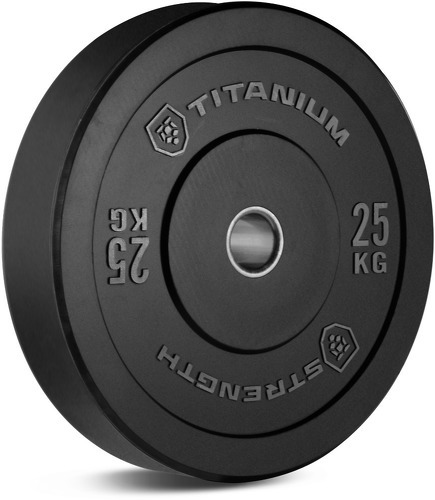 Titanium Strength-BP25 HD Disque Olympique 25 KG Noir BP25-image-1