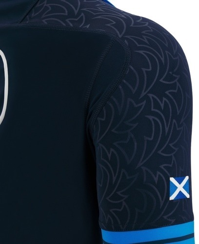 MACRON-Maillot Ecosse Domicile 2022/2023 Bleu Junior-1