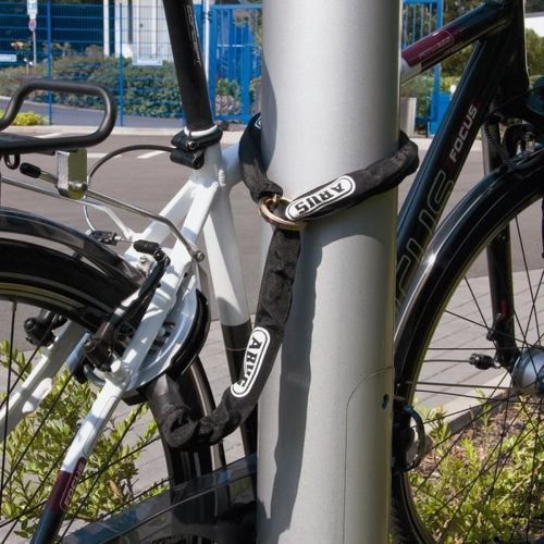 ABUS-Antivol Chaîne Abus 6Ks 100 Bk + St5950 - Antivols de vélo-1