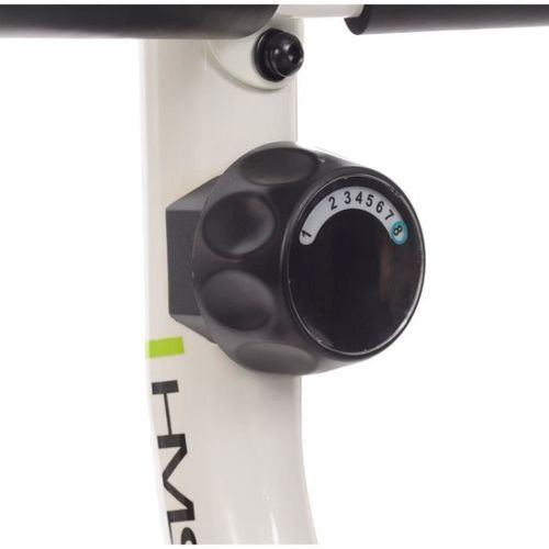 HMS-HMS Vélo d'Appartement Semi-Allongé R9259 Semi-Couché Réhabiliatation Readaptation Réeducation, Mixte Adulte, Blanc (Blanc/Vert), Taille unique-1