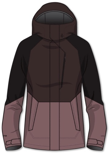 VOLCOM-Veste de snow Aris Insulated Gore-Tex - Black Plum-0
