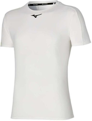 MIZUNO-T-shirt de Tennis Blanc Homme Mizuno Tennis Shadow-image-1