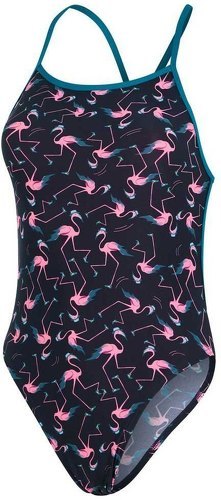 Speedo-Speedo Maillot De Bain Flamingo Flare Allover Vback-2