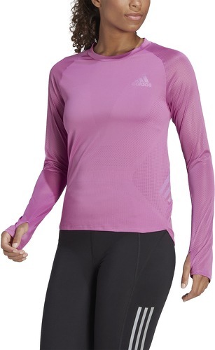 adidas Performance-T-shirt de running Parley Adizero Long Sleeve-3