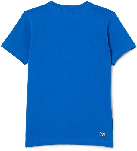 LACOSTE-T-Shirt Lacoste Sport Junior Bleu Blanc-1