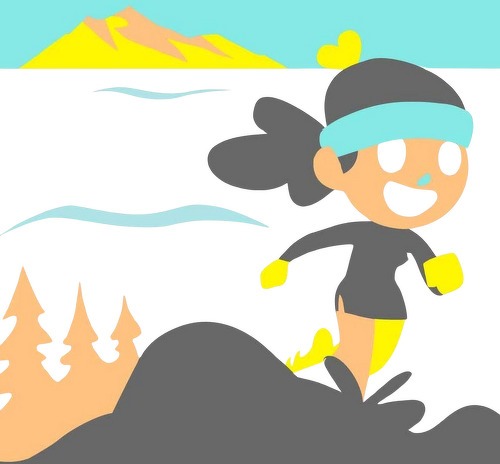 BV SPORT-Bv Sport Chaussettes Trail Dbdb Skyrun Lover-2