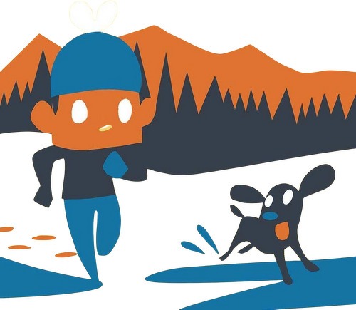 BV SPORT-Bv Sport Chaussettes Trail Dbdb Snowrun Lover-1