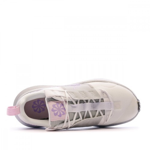 NIKE-Baskets Blanc/Mauve Femme Nike Crater Impact-3