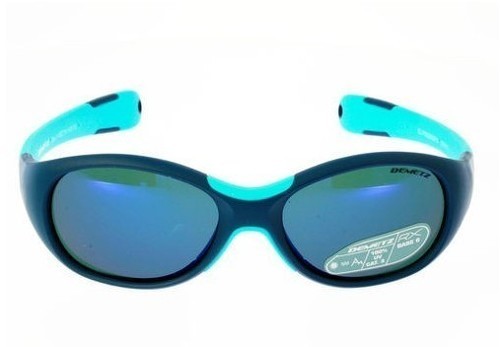 Demetz-Lunettes de Soleil DEMETZ ELLIPSE Bleu Marine Cat 3 anti Lumière bleue + Incassable Ultra Flex Bébé 24 À 36 mois Indice 3 avec cordon-3