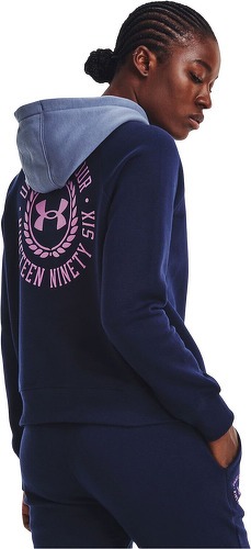 UNDER ARMOUR-Rival Fleece Retro Hoodie Women-2