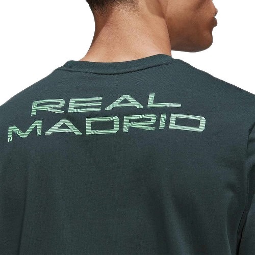 adidas Performance-T-shirt en coton épais Real Madrid Tiro 21 Lifestyler-4