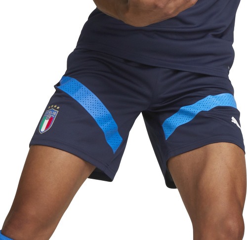 PUMA-Short Entraînement Italie Bleu-2