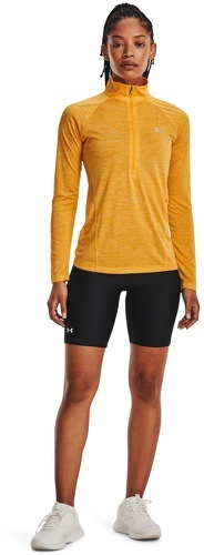 UNDER ARMOUR-Pull ½ zip Jaune Femme Under Armour Twist-4