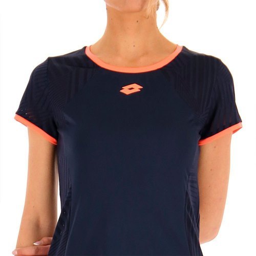 LOTTO-Lotto Super Rapide Navy - T-shirt de tennis-2