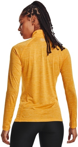 UNDER ARMOUR-Pull ½ zip Jaune Femme Under Armour Twist-3