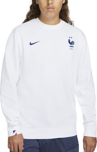 NIKE-Sweat-shirt France Crew Blanc-0