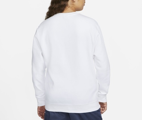 NIKE-Sweat-shirt France Crew Blanc-1