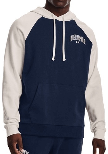 UNDER ARMOUR-Rival Wordmark Colorblock Hoodie-1