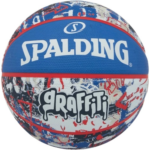 SPALDING-Spalding Ballon Basketball Blue Red Graffiti-0