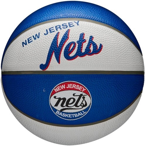 WILSON-Mini Ballon de Basketball NBA Brooklyn nets Wilson Team Retro Exterieur-image-1