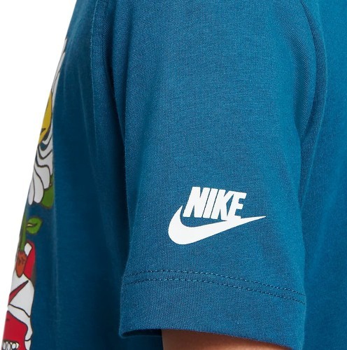 NIKE-T-shirt Bleu Garçon Nike Air Flower-2