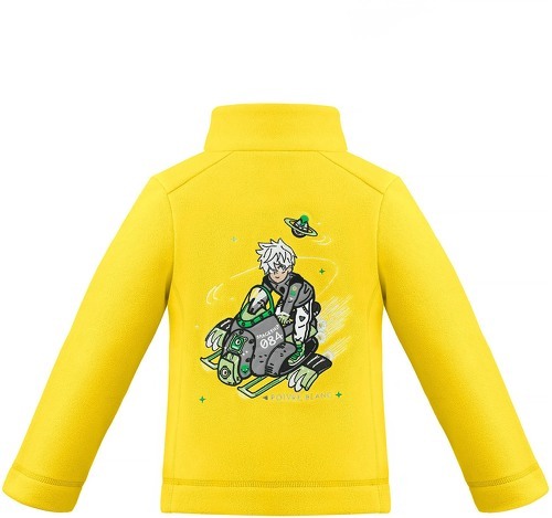 POIVRE BLANC-Veste Polaire Poivre Blanc 1510 Cyber Yellow Garçon-1