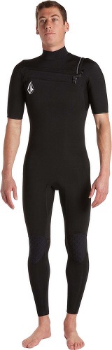 VOLCOM-Combinaison Modulator 2/2 mm de mi-saison à manches courtes et zip poitrine - BLACK-0
