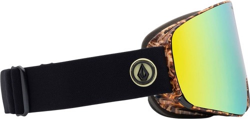 VOLCOM-Masque de snow Odyssey Giraffe/Black (+ Bonus Lens) - Gold Chrome-1