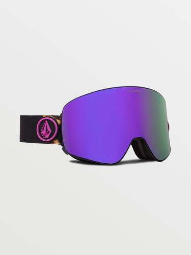 VOLCOM-Masque de snow Odyssey Bleach (+ Bonus Lens) - Purple Chrome-image-1