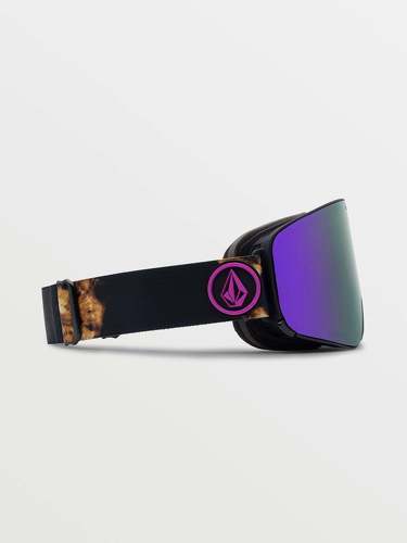 VOLCOM-Masque de snow Odyssey Bleach (+ Bonus Lens) - Purple Chrome-2