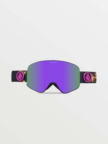 VOLCOM-Masque de snow Odyssey Bleach (+ Bonus Lens) - Purple Chrome-3