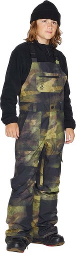 VOLCOM-Salopette de snow Barkley Insulated - Camouflage - (Enfant)-0