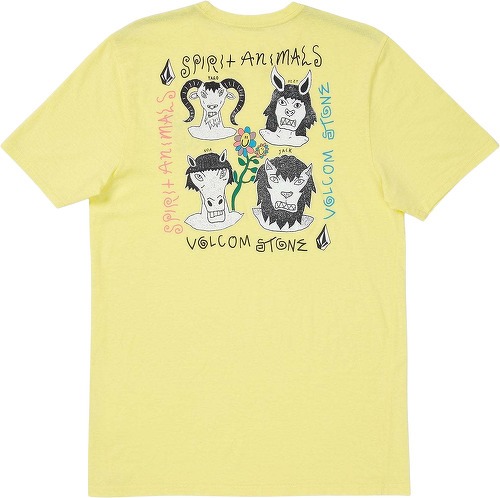 VOLCOM-T-shirt Surf Vitals Animal - GLIMMER YELLOW-0