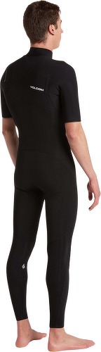 VOLCOM-Combinaison Modulator 2/2 mm de mi-saison à manches courtes et zip poitrine - BLACK-4