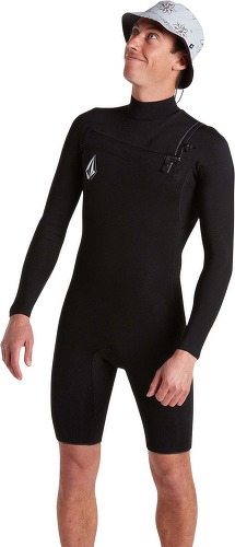 VOLCOM-Combinaison Modulator 2/2 mm de mi-saison à manches longues et zip poitrine - BLACK-0