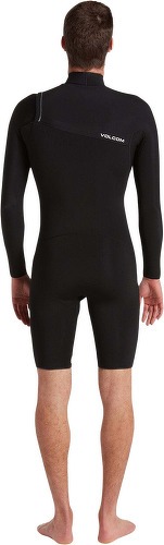VOLCOM-Combinaison Modulator 2/2 mm de mi-saison à manches longues et zip poitrine - BLACK-2