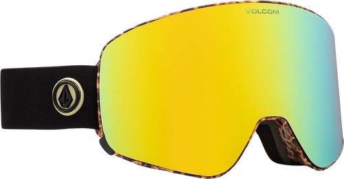 VOLCOM-Masque de snow Odyssey Giraffe/Black (+ Bonus Lens) - Gold Chrome-0