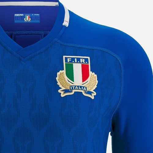 MACRON-Maillot Authentique Domicile Italie Rugby 2022/23-2