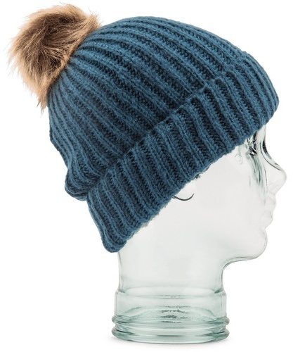 VOLCOM-Bonnet Volcom Lula Beanie Storm Blue Femme-1