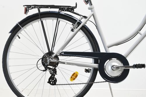 VamDrais-Vélo Urbain Bellecour - 28", Acier, SHIMANO - ALTUS - 1x7 vitesses - Moyeu Dynamo Nexus avant-1