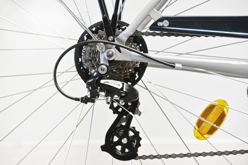 VamDrais-Vélo Urbain Bellecour - 28", Acier, SHIMANO - ALTUS - 1x7 vitesses - Moyeu Dynamo Nexus avant-2
