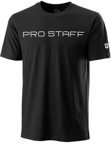 WILSON-T SHIRT TECH WILSON PRO STAFF FRANCHISE NOIR BLANC-2