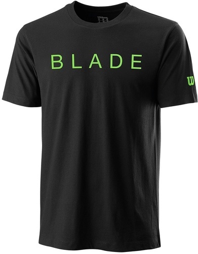 WILSON-T SHIRT WILSON BLADE FRANCHISE TECH NOIR VERT-2