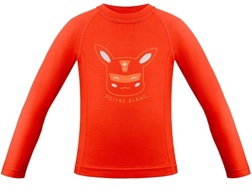 POIVRE BLANC-Sous Pull Merino Poivre Blanc 1840 Rhubarb 2 Fille-0