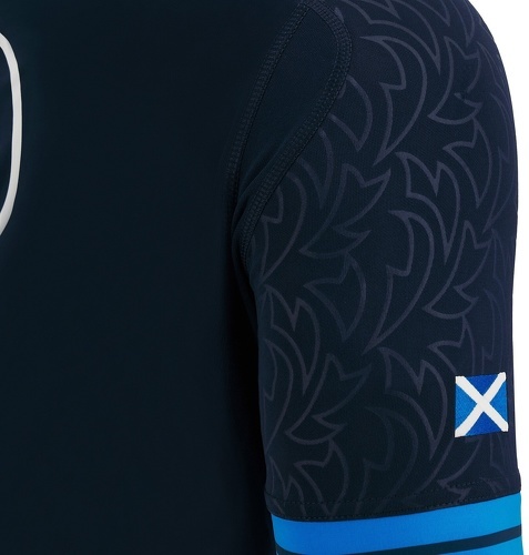 MACRON-Maillot Ecosse Domicile 2022/2023 Bleu Junior-3