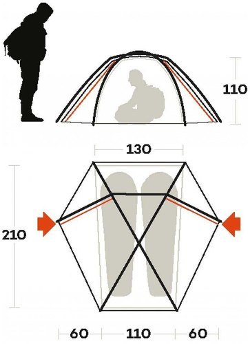 FERRINO-Tente Force 2 Fr | 2 Personnes-1