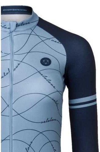 Agu-Agu Maillot à Manches Longues Velo Wave Essential-4