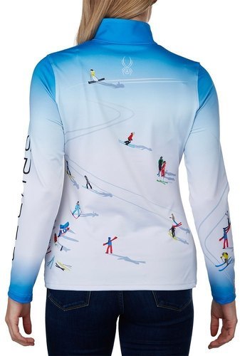SPYDER-Womens Birds Eye Half Zip-1